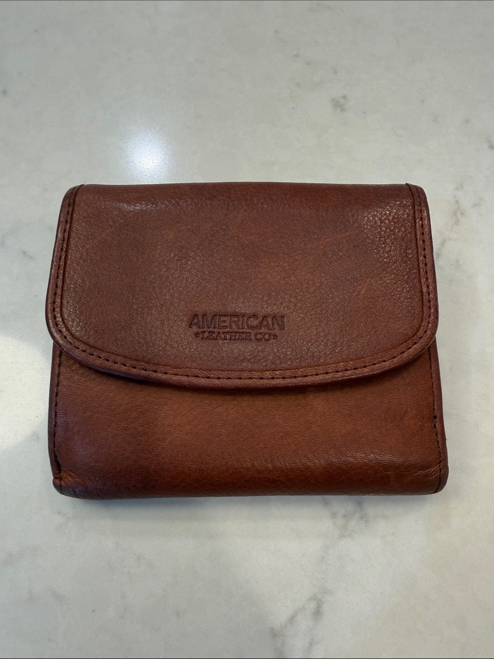 Brown Leather Wallet - Women